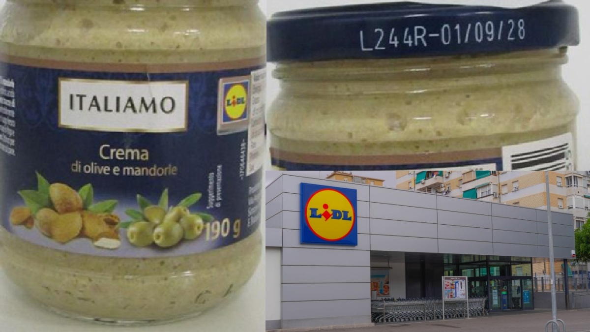 Confezione di Crema di olive e mandorle Lidl